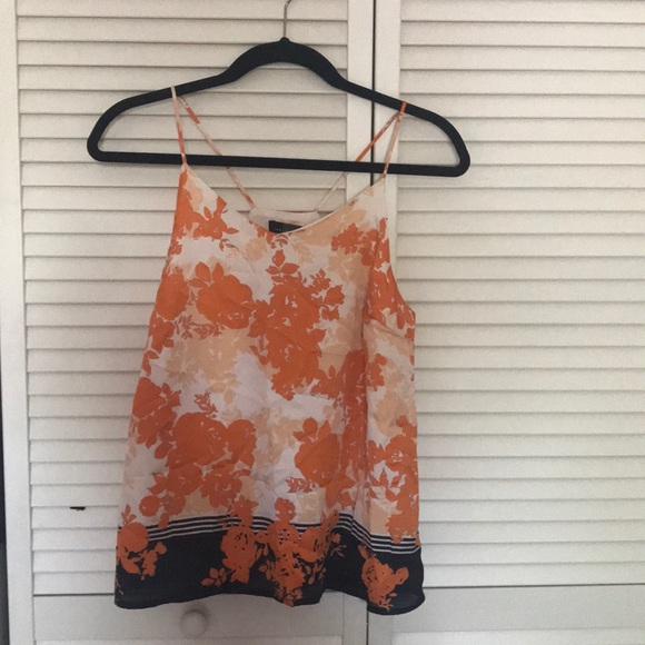 Limited Floral tank with racerback-style straps - Picture 1 of 2